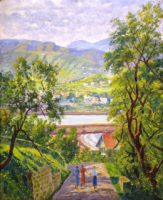 Algorta - el Abra desde la Galea 65x78 cm 1906 10.JPG