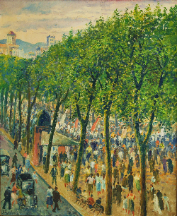 Barcelona-Las ramblas de los Capuchinos 72x59cm.JPG