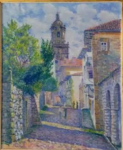 Fuenterrabia_calle_44x55cm